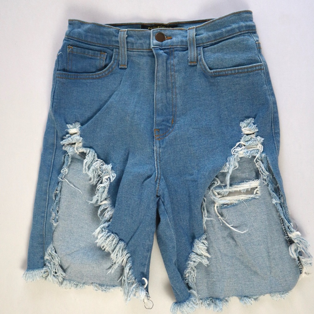 Ripped Jean Shorts - Picture 2 of 6